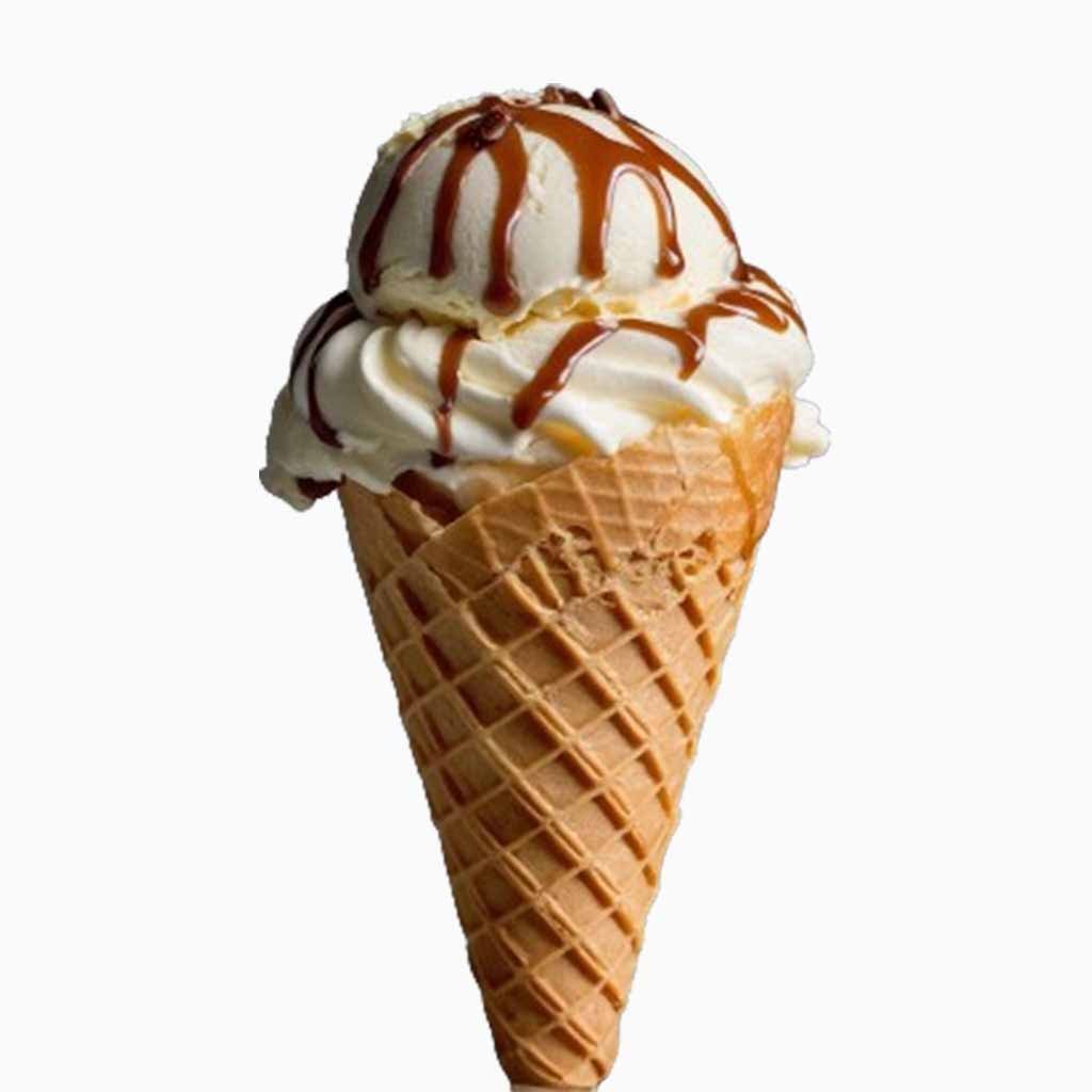 salted caramel cone