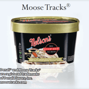 Moose tracks ice cream